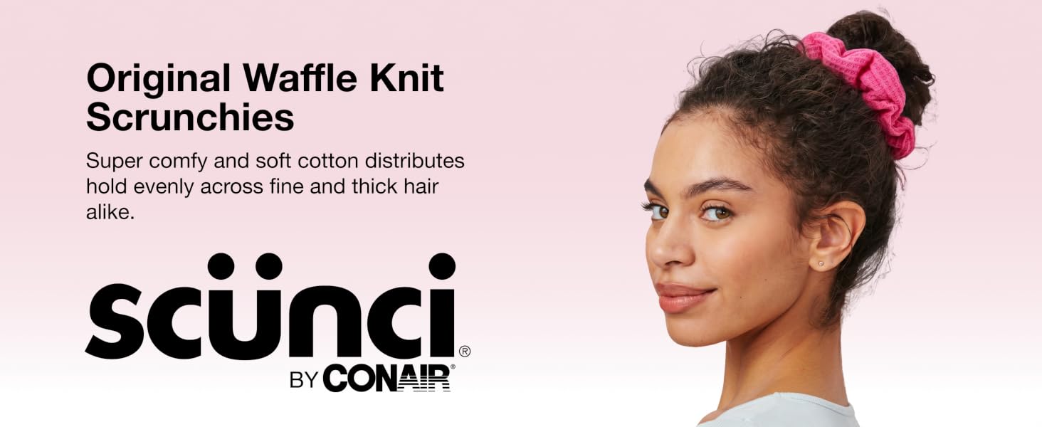 Original Waffle Knit Scrunchies