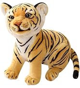 GUDVES Tigers Plush Toy Stuffed Animal Plush Cat - by Tiger Tale Toys Cute Lifelike Tiger Stuffed...
