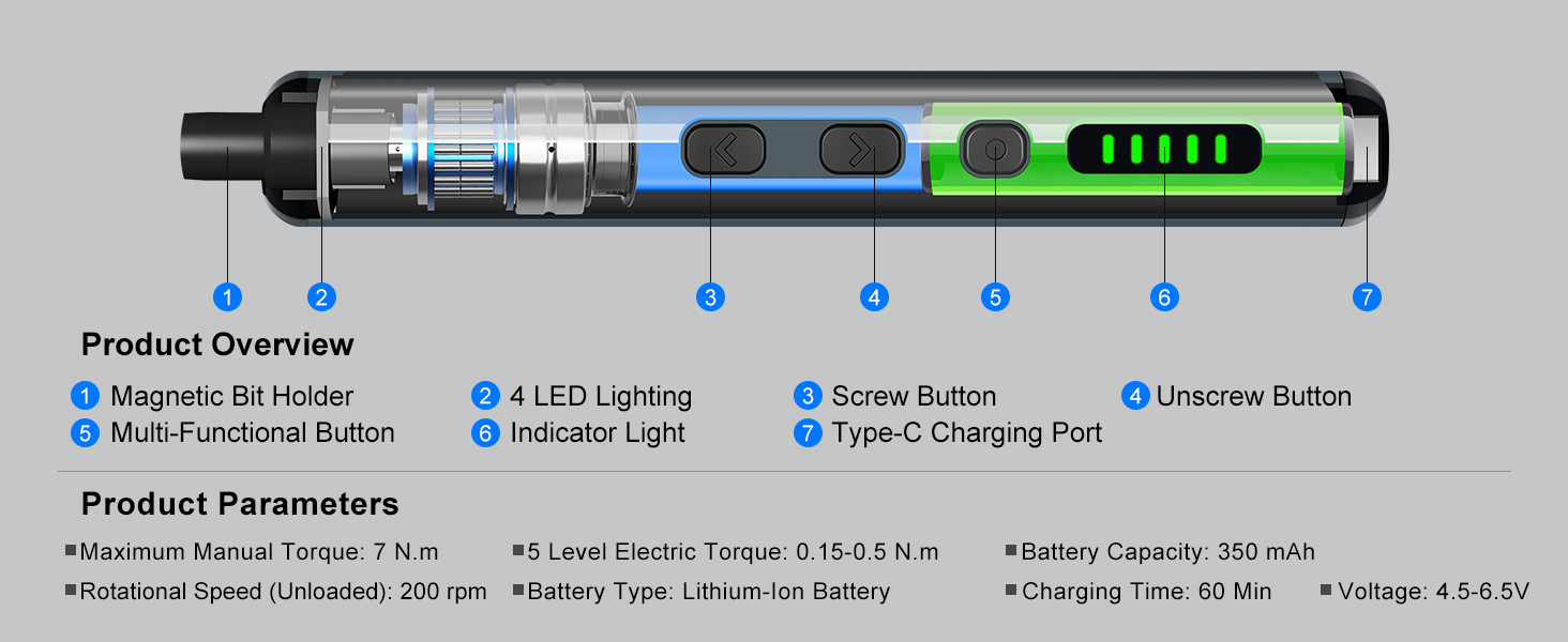 mini electric screwdriver set