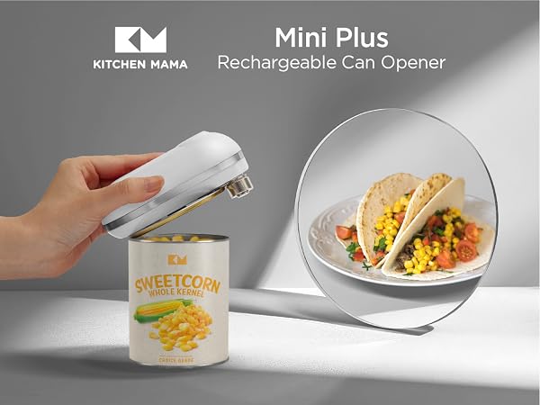 Rechargeable Electric Can Opener Compact Can Opener USB-C Can Opener Hands-Free Can Opener