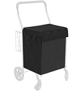 Kiffle Shopping Cart Liner(Without Trolley), 18" X 15" X 24" Square Bottom, Fits Grocery Cart, Co...