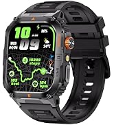 GPS Outdoor Smartwatch for Men Military Sports Watch Bluetooth Calling IP68 Waterproof Heart Rate...