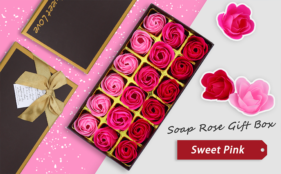 JIALEEY Rose Soap Pink 1