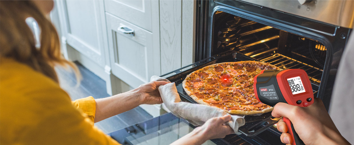 infrared thermometer for pizza oven