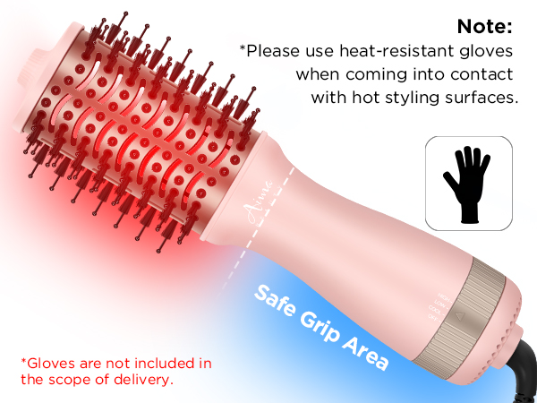 dual voltage hair dryer brush