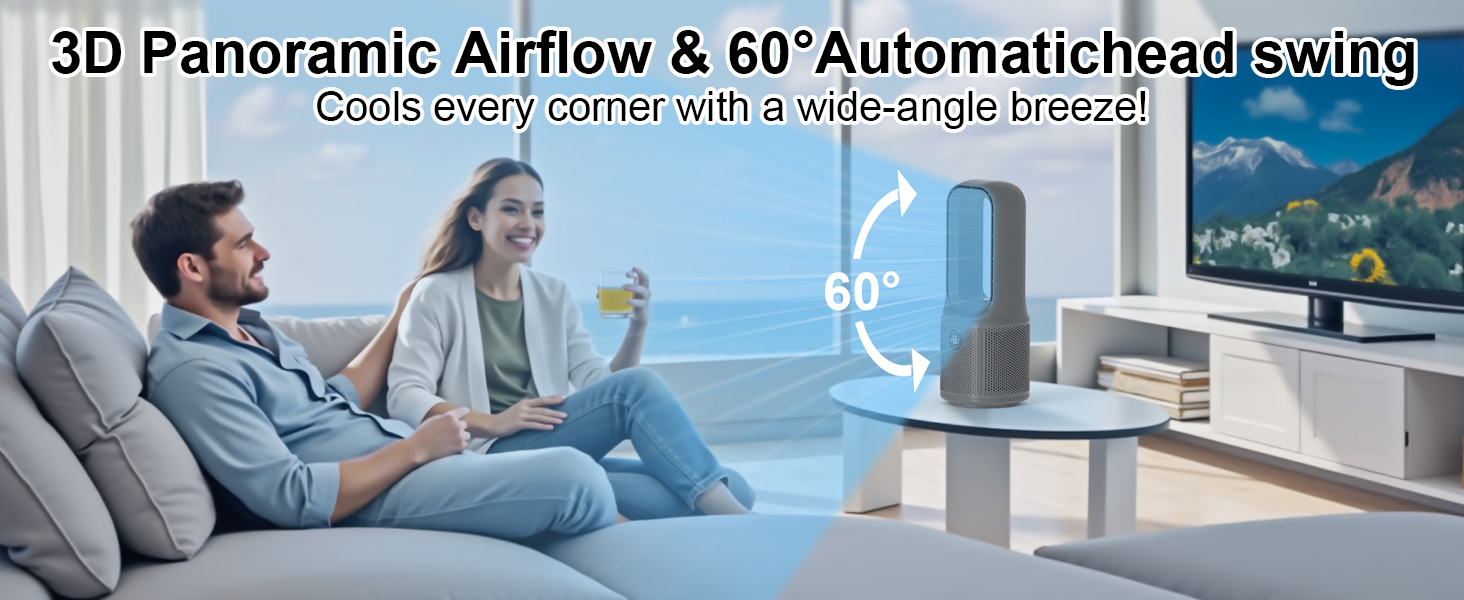 oscillating table fan