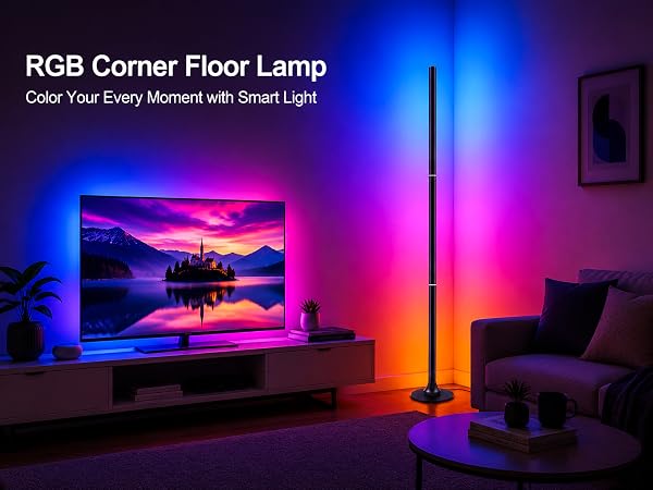 RGB Corner Floor Lamp