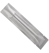 FERENLI 100 Pcs Clear Front Mylar Heat Seal Vacuum Travel Liquid Pouch 1.4x5.9 inch for Toiletrie...