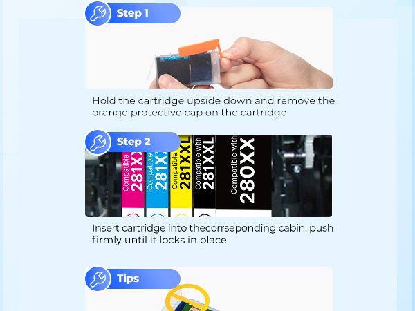280xxl black ink cartridges for canon printers