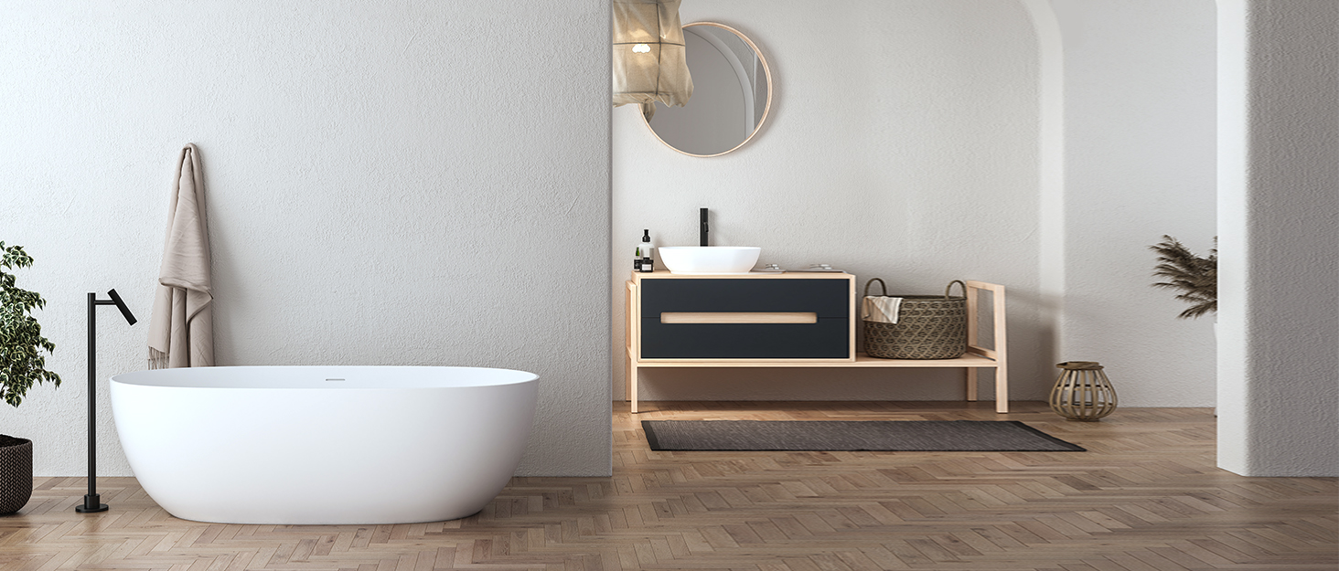 Empty minimalist interior space with white walls and natural lighting.