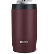 4-in-1 Slim Can Cooler Easy to Hold Insulated Beer Can Holder Double-walled Stainless Steel for A...