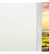 KESPEN Frosted Window Privacy Film Heat Control UV Sun Blocking Glass Stickers Static Cling Non A...