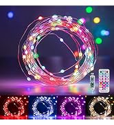 Minetom Fairy Lights Color Changing - 33FT 100 LED String Lights with Remote,11 Modes, USB Fairy ...