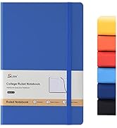 SUIN Hardcover-Journal-Notebooks, A5 Lined Journals Notebook for Writing 200 Pages, 8.2 x 5.5 inc...