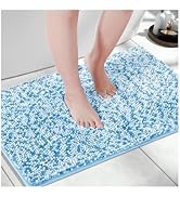 Yimobra Bath Mats for Bathroom Non Slip, 28x17.5, Extra Soft Chenille Bathroom Rugs, Fluffy Plush...