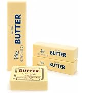 4-Pack Jumbo Butter Squishy Set - 14 oz Giant Butter Slow Rising Squishy Toy with 4oz Butter-Shap...