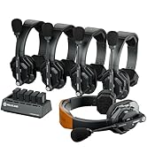 Hollyland Solidcom SE Full Duplex 5-Users ENC Noise Cancellation Wireless Intercom Headset System...