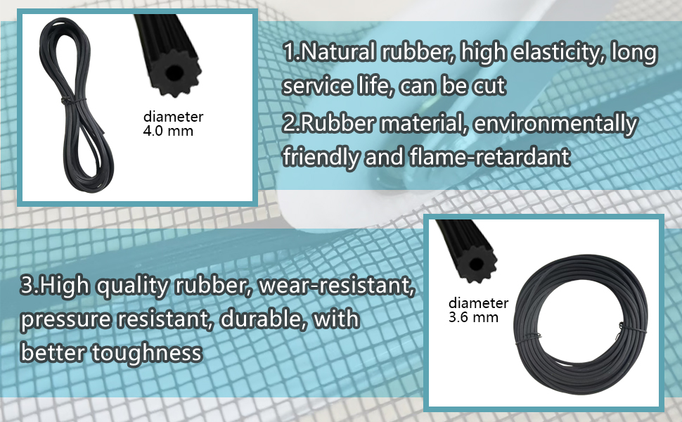 window screen spline advantage