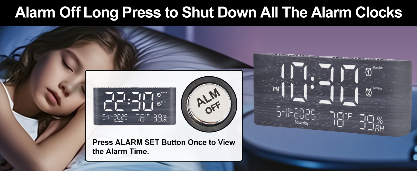 alarm clock battery backup