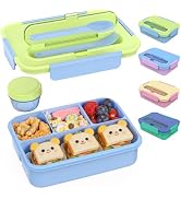 Caperci Large Bento Box Adult - 50oz Lunch Container for Age 12 + Teens, Reinforced Leakproof, Bu...
