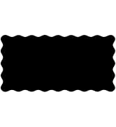 Dapesuom Large Scalloped Mouse Pad, Extended Mouse Mat with Stitched Edges, Full Size Keyboard Pa...