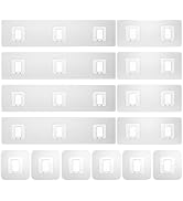 Lsnisni 14 Pack Shower Caddy Adhesive Replacement, Waterproof Shower Shelf Adhesive Strips, Stron...