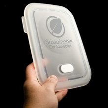 platinum silicone lid with vent sustainable containables
