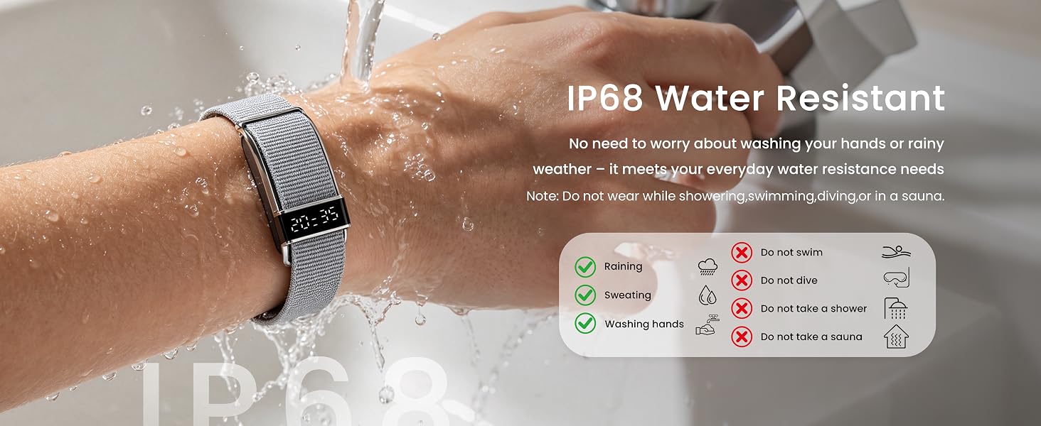 IP68 Waterproof Smart Wristband