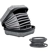 10 Pockets Hard Shell Lens Filter Bag Up to 95mm, Water Resistant & Dustproof, Camera Filter Pouc...