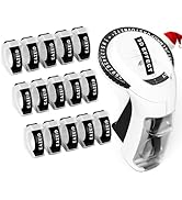 EazeID Embossing Label Maker Machine with 15 Rolls Tapes, Vintage Label Maker, Manual Embossed La...