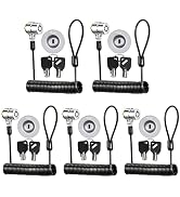 I3C Laptop Cable Lock Retractable Hardware Security Cable Lock with Anchor Plate for Laptop, Smar...