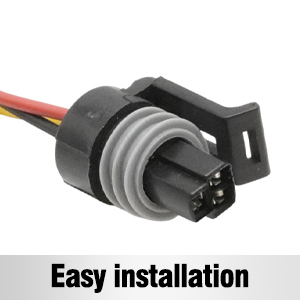 150 Psi Oil Fuel Pressure Sensor Transducer with Harness Kit