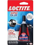 Loctite Super Glue Ultra Liquid Control, Clear, 0.14 fl oz Bottle, 6 Pack - Superglue for Plastic...