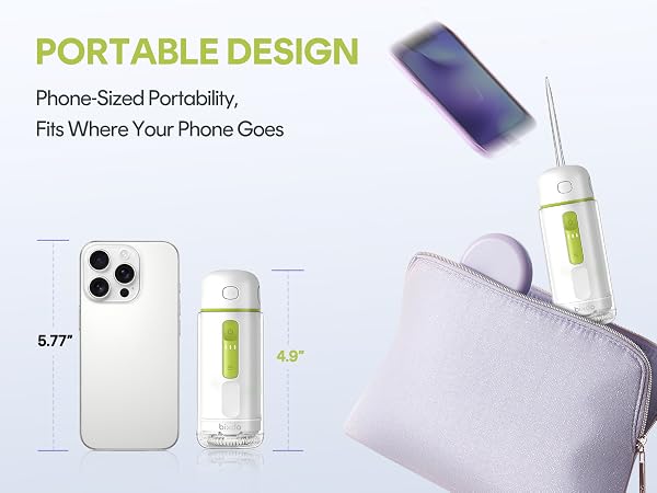 bixdo A30 PE Travel Size Water Flosser
