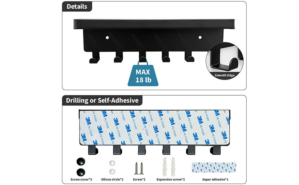 key rack for wall