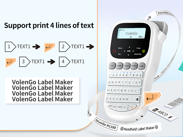 label maker machine with tape