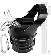 Hydro2Go Straw Lid Replacement for Hydro Flask Standard Mouth & Simple Modern Ascent 12-64oz Bott...