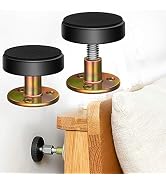 Krisler Adjustable Iron Bed Frame Anti-Shake Tool, 30-44mm, Wall Protection, Easy Install, Modern...