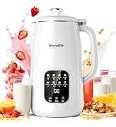8 in 1 Nut Milk Maker Machine, 40oz Soy Milk Maker Blender, Homemade Soy Milk, Oat Milk, Almond M...