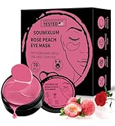 Under Eye Patches For Puffy Eyes 70PCS, Rose Under Eye Mask For Dark Circles and Puffiness, Under...