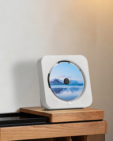White CD player