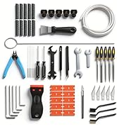 61Pcs 3D Printer Tools Kit for Bambu Lab A1, A1 Combo, 3D Printer Accessories Includes Noozle Wip...