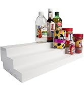 Dial Industries 3 Tiered Adjustable Canned Goods Shelves for Kitchen Cabinet and Pantry Organizat...