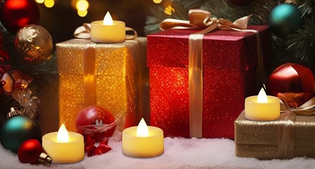 Christmas Candles Tea Lights