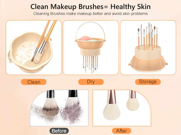 makeup brush cleaner mat
