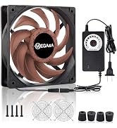 MEGAttA 120mm Cooling Fan with AC Plug,High Speed 2500 RPM Low Noise,Cooling for Receiver,Raspber...