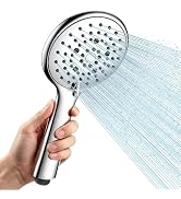 FEELSO Shower Head with Handheld, High Pressure Hand Held Shower Head | 5-Mode, Anti-clog Nozzles...