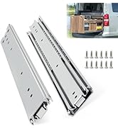 VITERLYNX 200Lbs Heavy Duty Drawer Slides 1 Pair 10 14 16 18 20 22 24 32 Inch Full Extension Ball...