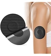 HONYOU 25Pack Libre 2/3 Sensor Covers Waterproof Libre Sensor Covers CGM Tape No-Glue Central Bla...