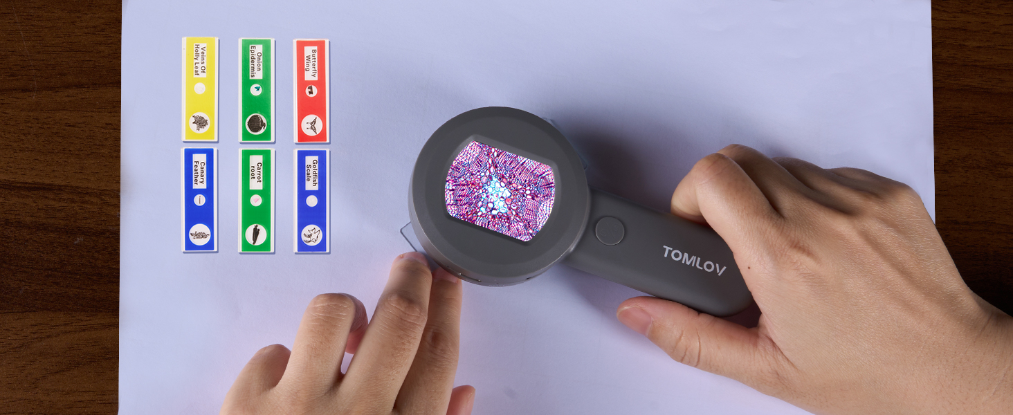 TOMLOV P10 Microscope for Kids